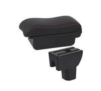 CRJIMX Armrest Box Retrofit Parts Interior Storage Box Car Accessories For Suzuki For IGNIS(B1 red line 3USB)