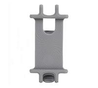 CRJIMX Bike Phone Holder Silicone Bicycle Handlebar Stroller Mount For 4-6.7 Inch Mobile Cycling Accessories(GRAY)