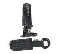 CRJIMX Bike Rear Pedals Foldable Foot Pegs Anti Slip Aluminum Rear Seat Footrest Bicycle Pedals Quick Release Bicycle Footrest 2Pcs