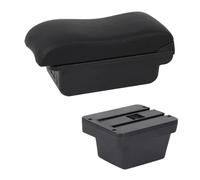 CRJIMX Car Armrest Box For Chery For Tiggo 3X For Tiger 2 Leather Arm Rest Center Console Storage Box(C2 Black Line)