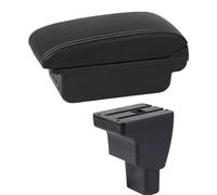 CRJIMX Car Armrest Box For Hyundai I10 2006 2016 2015 2014 2013 2012 2011 2010-2017 Center Console Storage(C1 White Line)