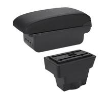 CRJIMX Car Armrest Box For Opel For Astra For Astra J 2012 2013 2014 2015-2020 Central Armrest Box Storage Box Retrofit Part(B2 black line 3USB)