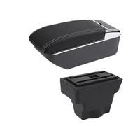 CRJIMX Car Armrest Box For Opel For Astra For Astra J Center Storage Box Interior DRetrofit Parts Car Accessories(B3 white line NO USB)