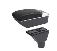 CRJIMX Car Armrest Box Storage Box Retrofit Car Accessories For R&enault For Sandero Stepway Armrest Box(D2 black line 7USB)
