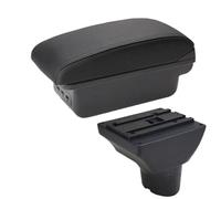 CRJIMX Car Armrest For Hyundai I20 2012 Armrest Box Interior Parts Details Special Retrofit Parts Center Storage Box(B2 black line 3USB)