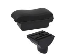 CRJIMX Car Armrest For Hyundai I20 Armrest Box For Hyundai I20 Center Storage Box Interior Retrofit Parts(A2 black line No USB)