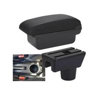 CRJIMX Car Armrest Storage Box Car Accessories For Mitsubishi For Attrage For Mirage Armrest Box For Space Star(C2 Black line NO USB)
