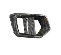 CRJIMX Car Exterior Fog Lights Frame Fogs Lamp Cover Grille Carbon Fiber Look For For Focus RS 2015 2016 2017 2018 (Left)