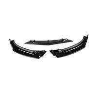 CRJIMX Car Front Bumper Spoiler Lip Body Kit Diffuser Guard Auto Parts Kits For Mazda 3 For Axela 2014-2018(Glossy black)