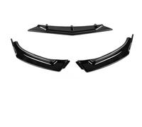 CRJIMX Car Front Bumper Spoiler Lip Diffuser For Mazda 3 For Axela 2014-2018 Shovel Skirt Board Accessories(Glossy black)