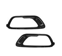 CRJIMX Car Front Fog Light Cover Grill Bright Black Fog Lamp Frame Bezel Trim Left Right For Jeep Grand Cherokee 2017-2021 CRJIMX(Left and Right)