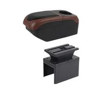 CRJIMX Car Storage Box For Vauxhall For Opel For Adam For Astra J H G For Corsa D C GTC Mokka X Insignia Centre Console(Black Curry)