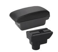 CRJIMX Central Armrest Box For Opel For Corsa D Car Armrest Box Interior Parts Storage Box Retrofit Parts(B2 black line 3USB)