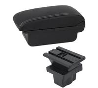 CRJIMX Central Armrest Box For S&koda For Octavia For S&koda For Yeti Mk2 2005 2006 2007 2008-2012 Car Armrest Retrofit Parts Storage Box(C1 White Line)