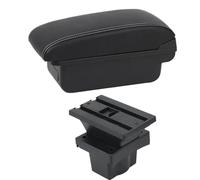 CRJIMX Central Armrest Box For S&koda For Octavia For S&koda For Yeti Mk2 2005 2006 2007 2008-2012 Car Armrest Retrofit Parts Storage Box(B1 White Line)