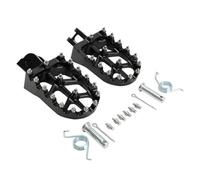 CRJIMX CNC Footpegs Motorcycle Accessories Footpedal Foot Pedals Rests Peg For MSX125 GROM125 MSX For GROM For MONKEY 125(BLACK)