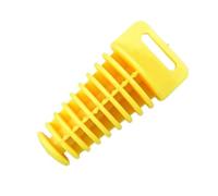CRJIMX Dirt Pit Bike Exhaust Pipe Muffler Silencer Wash Stroke Tailpipe Plug Protector Accessories For Beta 300 Rr 2022 Etc(Yellow,L)