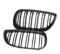 CRJIMX Dual Line Slat Grill Front Replacement Kidney For 3 Series E92 E93 2006-2010 Car Style ABS Gloss Black