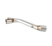 CRJIMX Escape Slip-on 51mm Motorcycle Exhaust Muffler Mid Link Pipe For CRF 250 For Rally CRF250L CRF250 CRF 250L 2017 2018 2019 2020