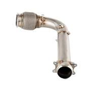 CRJIMX Escape Slip-on Motorcycle Exhaust Header Link Pipe For Can Am For Maverick X3 For Maverick X3 Max/R/RR ATV 2018 2019 2020 2021