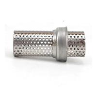 CRJIMX Exhaust Pipe System Motorbike Exhaust Muffler Silencer Noise Sound 48 Mm 51mm 60mm Universal Modification Accessories(B2-60MM)