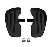 CRJIMX Footboard Front Rear Foot Rest Pedal Wide Footrest For Indian For Scout For Sixty For Rogue For Twenty For Bobber(BLACK,Passenger)