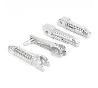 CRJIMX Footrest Pedals Foot Pegs Pedals For S1000R S1000RR HP4 1000 R For NineT For Racer Motorcycle Rider Passenger Front Rear Bracket(Front and Rear)