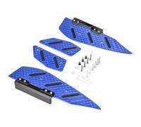 CRJIMX Footrests Foot Pedal Footboard Foot Plate Motorcycle Accessories For Yamaha XMAX300 For Xmax 300 2017-2025(Blue)