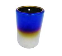 CRJIMX For A1 A3 A4 A4L Q3 Q5 Stainless Steel Exhaust Tip Modification Accessories 76mm/140mm(Silver)