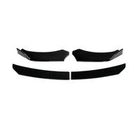 CRJIMX For A3 A4 A5 A7 A8 B7 B8 Q7 RS5 RS6 S3 TT Front Bumper Spoiler Lip Diffuser Body Kit Chin Splitter(Glossy black)