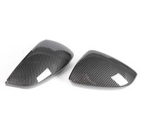 CRJIMX For A3 S3 RS3 8Y RS 3 2021 2022 2023 2024 Replacement Carbon Fiber Rearview Mirror Cap Wing Side Mirror Cover Replacement Covers(Carbon pattern)