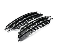 CRJIMX For A6 C7 2012 2013 2014 2015 2Pcs Car Front Fog Light Cover Honeycomb Grille Grill CRJIMX(Chrome)