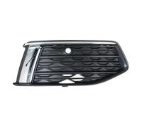 CRJIMX For A6 C8 2019 2020 2021 Auto Accessories Fogs Lamp Trim Frame Car Front Bumper Fog Light Lamp Grille Cover CRJIMX(Right)