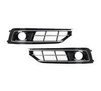 CRJIMX For A8L D4PA W12 2014 2015 2016 2017 Car Front Bumper Fog Light Cover Lamp Frame Grille Auto Exterior Accessories CRJIMX(Left and Right)