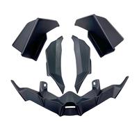 CRJIMX For ADV160 ADV 160 Headlight Side Winglet Motorcycle Accessories Fixed Wing Fairing(BLACK,Complete set)
