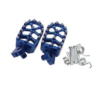 CRJIMX For Africa For Twin XRV 650 XRV 750 XRV650 XRV750 Motorcycle Footrest Footpegs Foot Pegs Rest Pedal Parts Accessories(Blue)