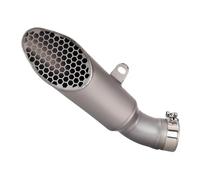 CRJIMX For Aprilia RSV4 2015 2016-2024 Motorcycle Exhaust Escape Moto Modified Middle Tail Link Pipe Muffler Connect Titanium Alloy(Style B)