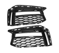 CRJIMX For B&MW 5' G30 G31 M-Sport 2017-2021 1Pair Front Lower Mesh Grille Fog Light Cover Trim Air Intake 51118064963 51118064964 CRJIMX
