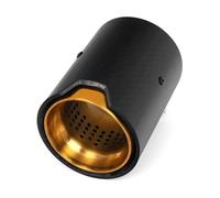 CRJIMX For B&MW All Models Straight Edge Carbon Fiber Exhaust Pipe Tail Pipe 1 Piece(Gold)
