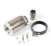 CRJIMX For B&MW S1000XR Etc For All Kinds Of Motorcycle 51mm Universal Slip On Motorcycle Exhaust Carbon Fiber Escape Muffler(TYPE-b)