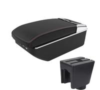 CRJIMX For C&hevrolet For Aveo T200 T250 T255 Car Armrest Box Center Console Storage Box With USB(A1 Black red 7USB)