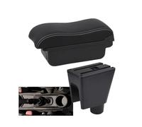 CRJIMX For C&hevrolet For Spark Armrest Box For Spark 3 III For Aveo Car Armrest Interior Parts Center Storage Box With USB(A3 Black white NO USB)
