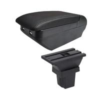 CRJIMX For C&hevrolet For Tracker Holden For Trax 2013 2014 2015 2016 2017 2018 2019 2020 Car Armrest Box Car Arm Storage Box Accessories(H All Black 4 USB)