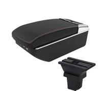 CRJIMX For C&hevrolet For Trax For Tracker 2015 2016 2017 2018 Car Armrest Box Car Storage Box Accessories(A1 Black red 7USB)