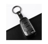 CRJIMX For C6 R8 A1 A3 Q3 A4 A5 Q5 A6 S6 A7 B6 B7 B8 8P 8V 8L TT RS For Sline ABS Carbon Fiber Car Key Case Cover(Carbon fiber,1 Set)