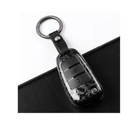 CRJIMX For C6 R8 A1 A3 Q3 A4 A5 Q5 A6 S6 A7 B6 B7 B8 8P 8V 8L TT RS For Sline ABS Carbon Fiber Car Key Case Cover(Forged texture,1 Set)