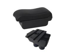 CRJIMX For Caddy Central Armrest Box Central Storage Box Interior Retrofit Car Accessories(B2 black line 3USB)