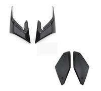 CRJIMX For CB650R 2019 2020 2021 2022 2023 Motorcycle Wing Protector Wind Fairing Frame Side Panels Tank Cap Shell Protector(BLACK,1 Set)
