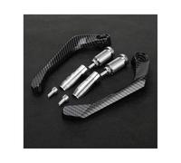 CRJIMX for CB900F CB 900 F for Hornet 2001 2002 2005 2006 2007 2008 CNC Handlebar Grips Brake Clutch Levers Guard Protector Handguard(Silver)