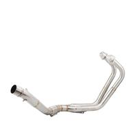 CRJIMX For CBR250RR 2017 2018 2019 2020 2021 2022 Years Motorcycle Exhaust Modified Front Link Pipe Slip-On 51MM Connect Muffler(Style C)
